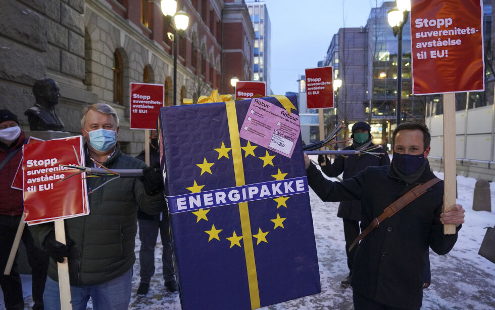 Nei til EU anker ACER-saken til Høyesterett.
 Foto: Ole Berg-Rusten / NTB