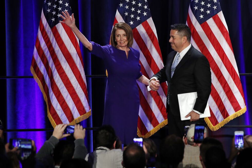 Kan bli leder: Nancy Pelosi kan bli ny leder for det demokratiske flertallet etter at hennes partiet nå overtar makten.
 Foto: Scanpix