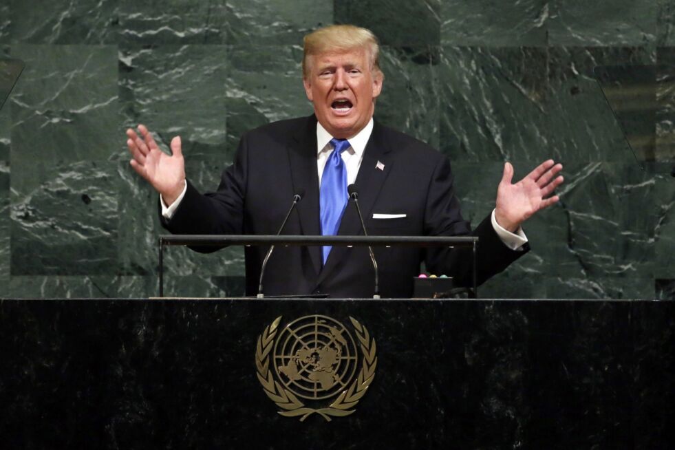 Mot abort: USAs president Donald Trump og hans administrasjon kjemper for å snu FNs abortpolitikk.
 Foto: Ap