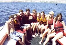 Med hele familien i Israel