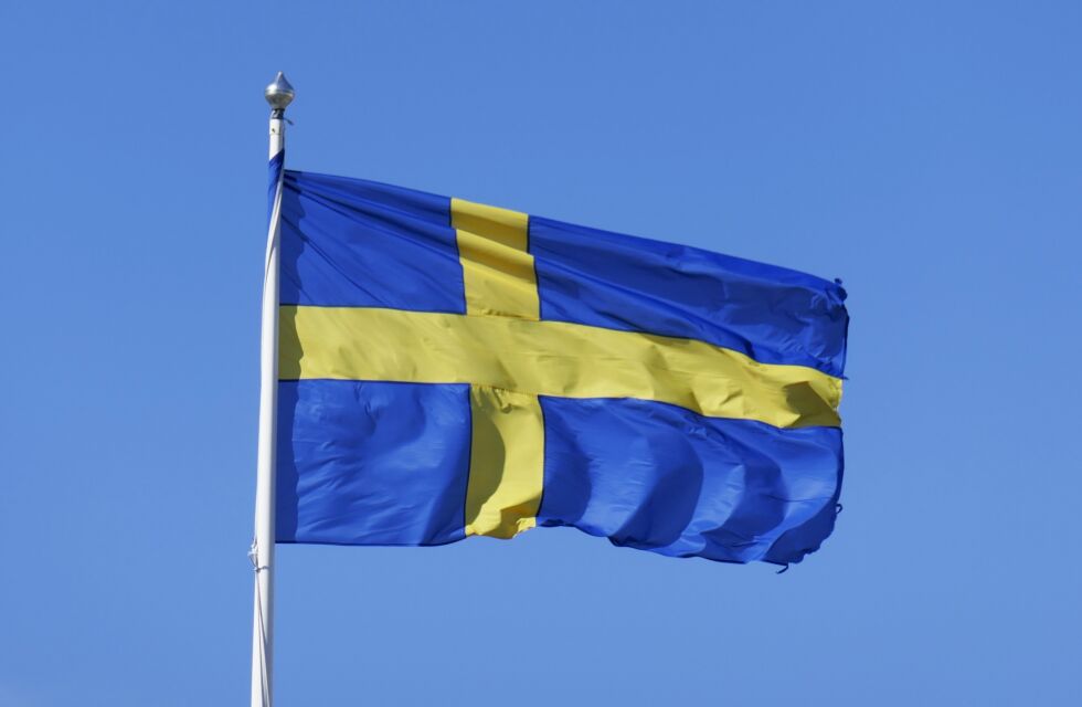 KORSET: Svensk forsker og human-etiker tar til orde for å bytte ut korset i flagget med et mer «forenende» symbol.
 Foto: NTB Scanpix