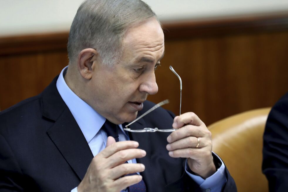 Israels statsminister Benjamin Netanyahu blir etterforsket for anklager om korrupsjon.
 Foto: NTB Scanpix