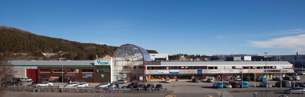 FORSAMLING OG GJENBRUK: I dette kjøpesenteret i Kristiansund har NLM kjøpt 1200 kvadratmeter til forsamlingslokale og gjenbruksbutikk.
 Foto: Løkkemyra Eigedom AS