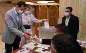 Bashar al-Assad fikk flertall i valget