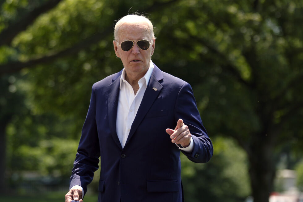President Joe Bidens administrasjon advarer Iran mot å angripe Israel.
 Foto: Manuel Balce Ceneta / AP / NTB