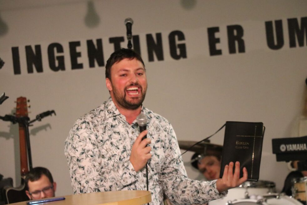 Evangelist Daniel Haddal i kjent og engasjert driv. Forrige lørdag talte han til over 150 andre evangelister på en nasjonal konferanse i Bergen.
 Foto: Joel Ystebø