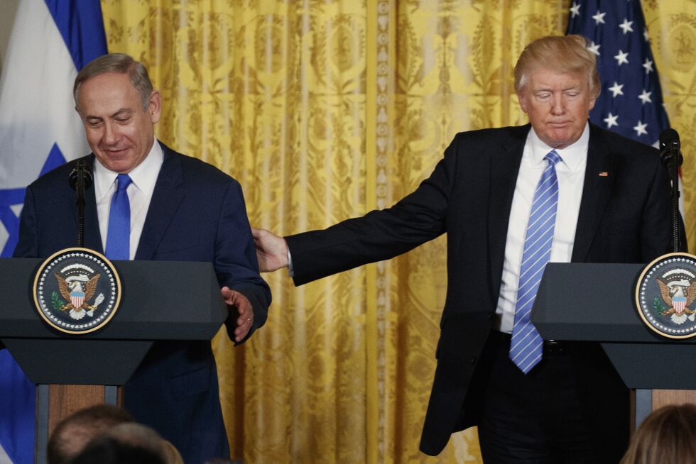Statsbesøk: Statsminister i Israel, Benjamin Netanyahu, besøkte USA og president Donald Trump i forrige uke.
 Foto: AP