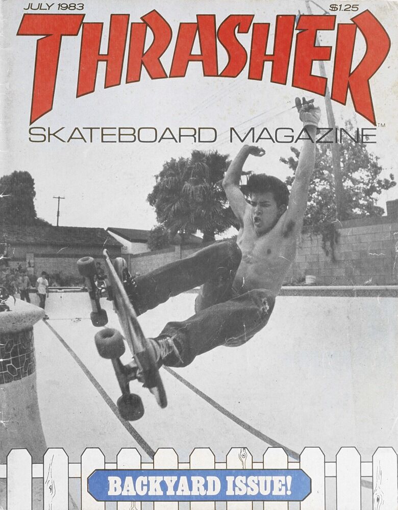 En ung Jay Haizlip på forsiden av skatemagasinet «Trasher».