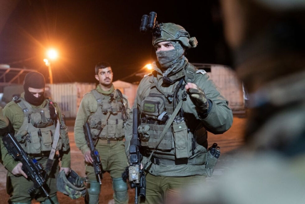Israel er i gang med å arrestere terrorister for å slå ned på den siste terrorbølgen i landet.
 Foto: IDF