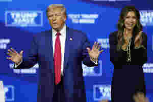 Slik reagerte Trump over at Kristi Noem skjøt hunden sin