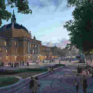 Forslag om nybygg til Nationaltheatret i klassisk stil