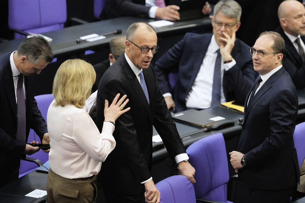 Merz var ventet å få flertall i første avstemning.
 Foto: Markus Schreiber / AP / NTB