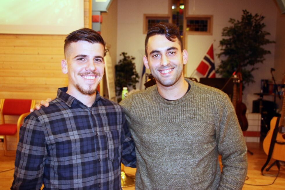 Til folket i nord: De jødiske evangelistene, Sason Pochtar og Yakov Koifman, kom fra Israel til Norge og Finnmark for å forkynne Yeshua Messias.
 Foto: Daniel Haddal