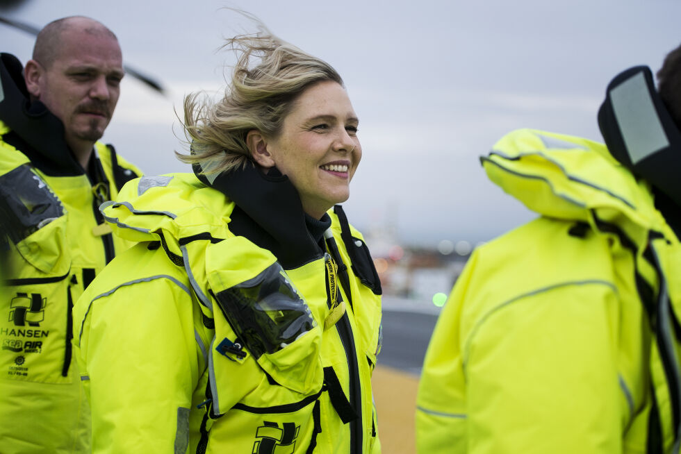 Frp-leder Sylvi Listhaug tar til orde for at Norge skal lete etter olje og gass i 100 år til hvis markedet vil det. Her fra åpningen av Johan Sverdrup-feltet i 2020.
 Foto: Carina Johansen / NTB