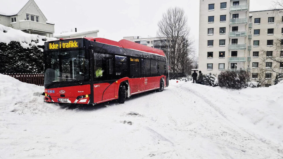 Store snømengder i Oslo har skapt utfordringer for trafikken i vinter.
 Foto: Truls Nygård / NTB