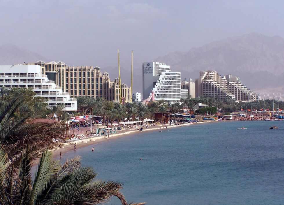 Strandlinjen i Eilat. Illustrasjonsfoto.
 Foto: Wikimedia Commons