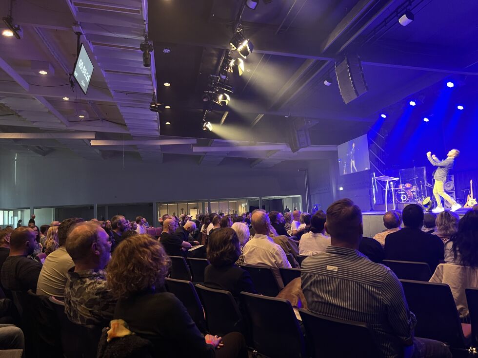 Mange hundre ledere samlet under OKS sin lederkonferanse.
 Foto: Trine Overå Hansen