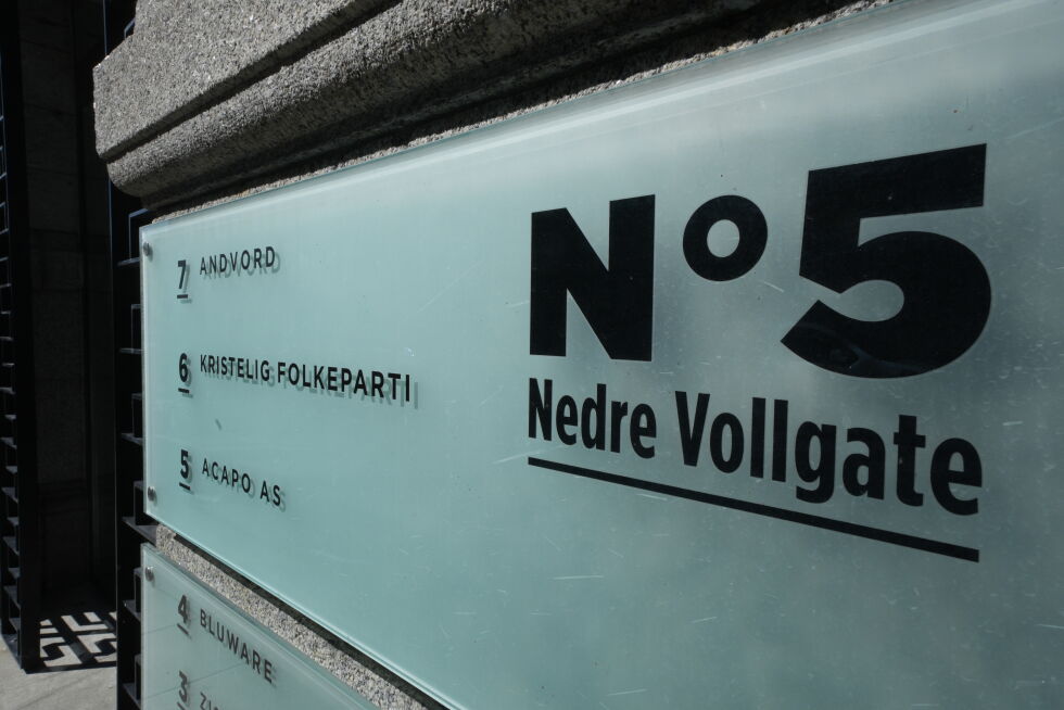 Kristelig Folkeparti har varslet Politiets sikkerhetstjeneste (PST) etter å ha mottatt en bombetrussel mot sitt partikontor i Oslo.
 Foto: Terje Pedersen / NTB