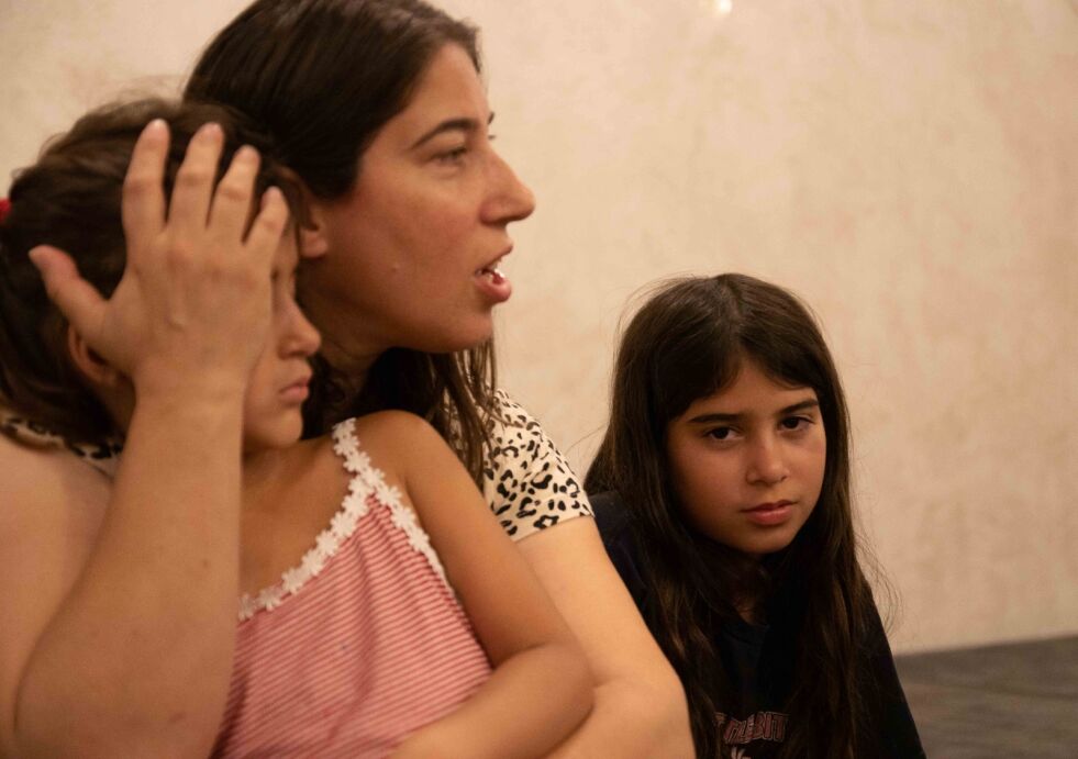 Familier er ikke trygge i Kibbutz Nirim når rakettene kommer fra Gaza-stripen. Fra alarmen går tar det bare sekunder før raketten treffer.
 Foto: Privat