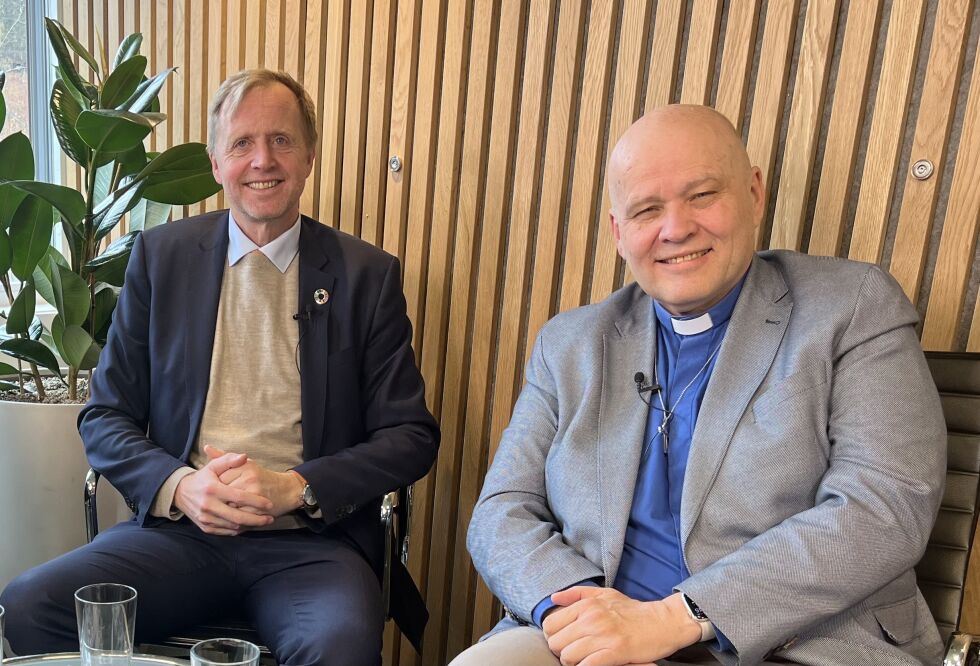 Bjørn Kjærand Haugland og Jan-Aage Torp.
 Foto: Oslokirken