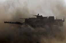 Israelsk tank truffet av granat under øvelse