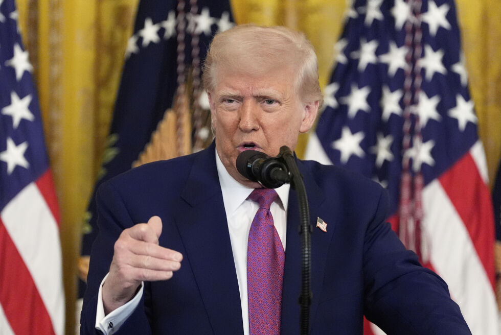 President Donald Trump i Det hvite hus torsdag 12. juni 2025.
 Foto: NTB / AP / Alex Brandon