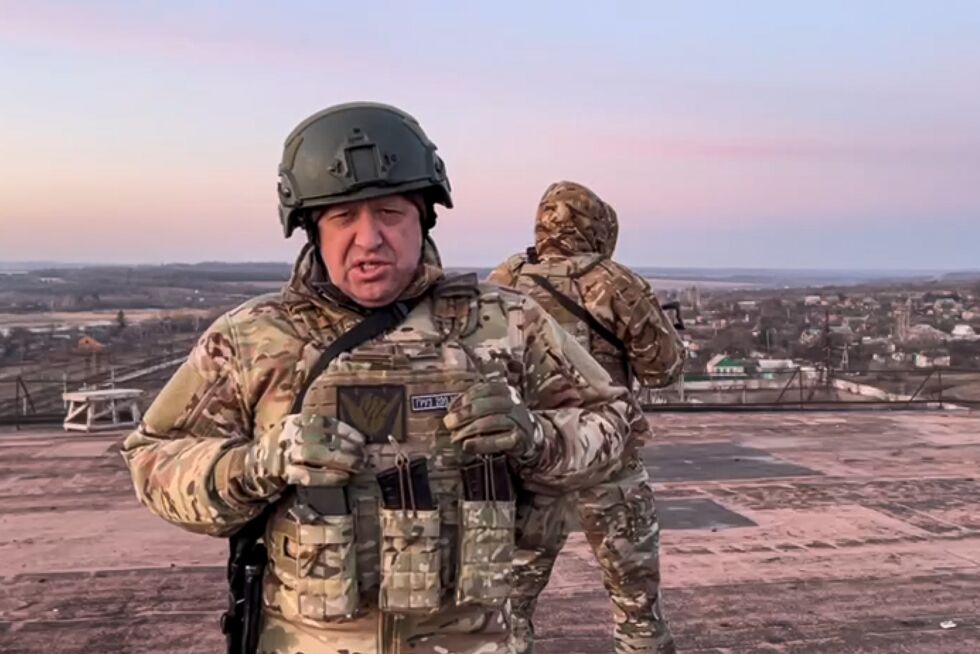 — Wagner-sjef Jevgenij Prigozjin (bildet) er en forræder som har forledet leiesoldatene under sin kommando, sier president Vladimir Putin.
 Foto: Prigozjin Press Service / AP / NTB