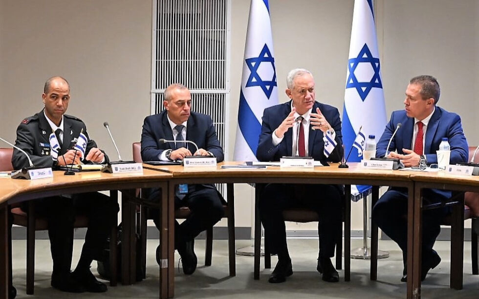 Israels forsvarsminister Benny Gantz informerte FNs sikkerhetsråd om at Iran er den største trusselen for stabiliteten i Midtøsten.
 Foto: Nir Arieli/MoD/TPS
