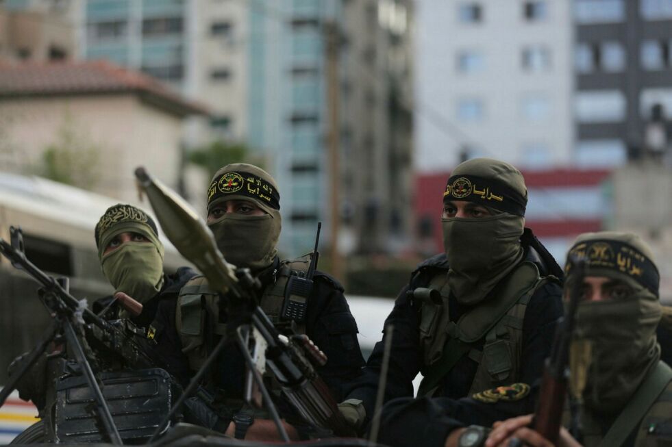 Islamsk Jihads samling i Gaza City.
 Foto: Majdi Fathi/TPS