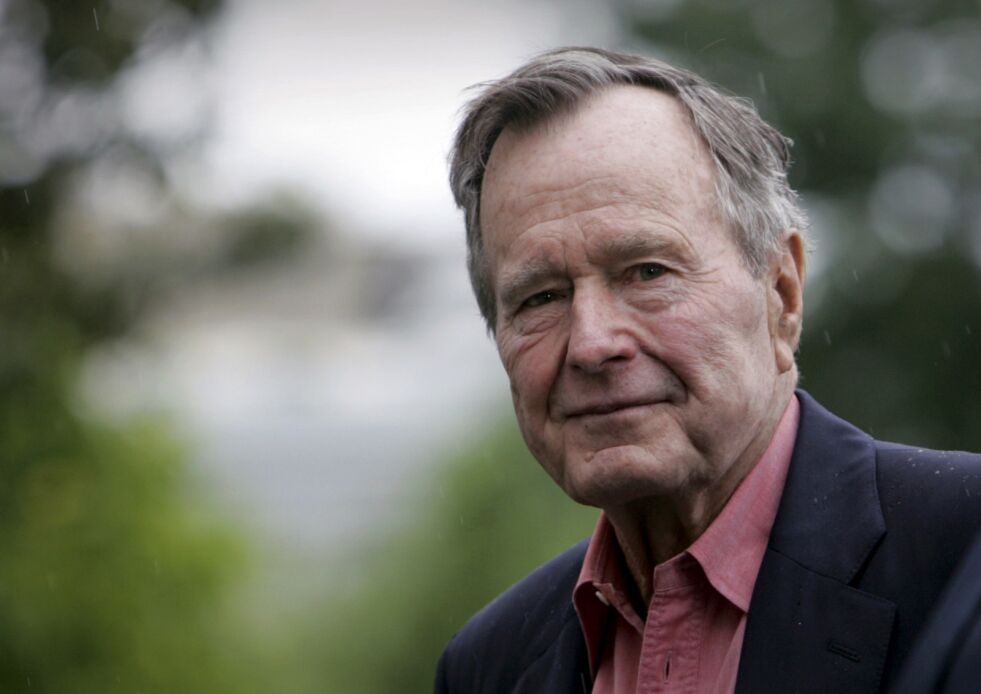 Tidligere president George H.W. Bush ble 94 år gammel. Han døde fredag 30. november, rundt åtte måneder etter at hans kone Barbara Bush døde. Foto: AP / NTB scanpix