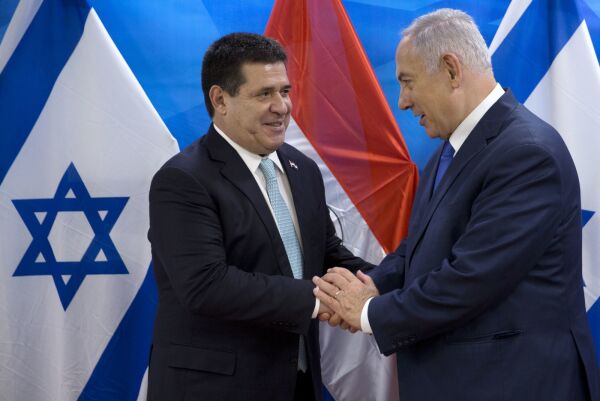 Paraguay stenger ambassade i Jerusalem