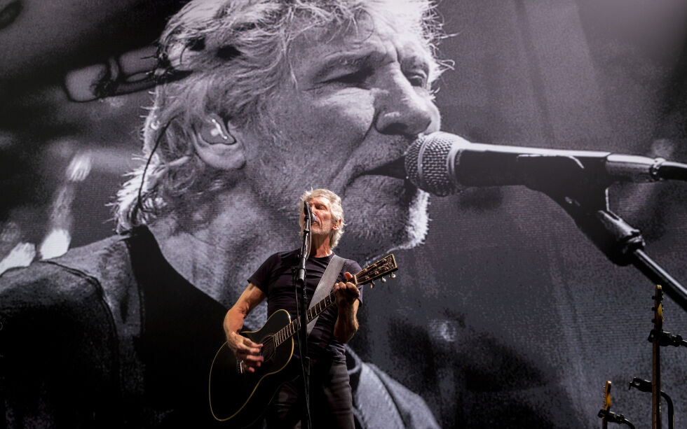 Tidligere Pink Floyd medlem Roger Waters under konserten på Telenor arena i 2018. Waters tar rettslige skritt for å få gjennomføre de planlagte konsertene i Frankfurt og München i mai 2023.
 Foto: Vidar Ruud / NTB
