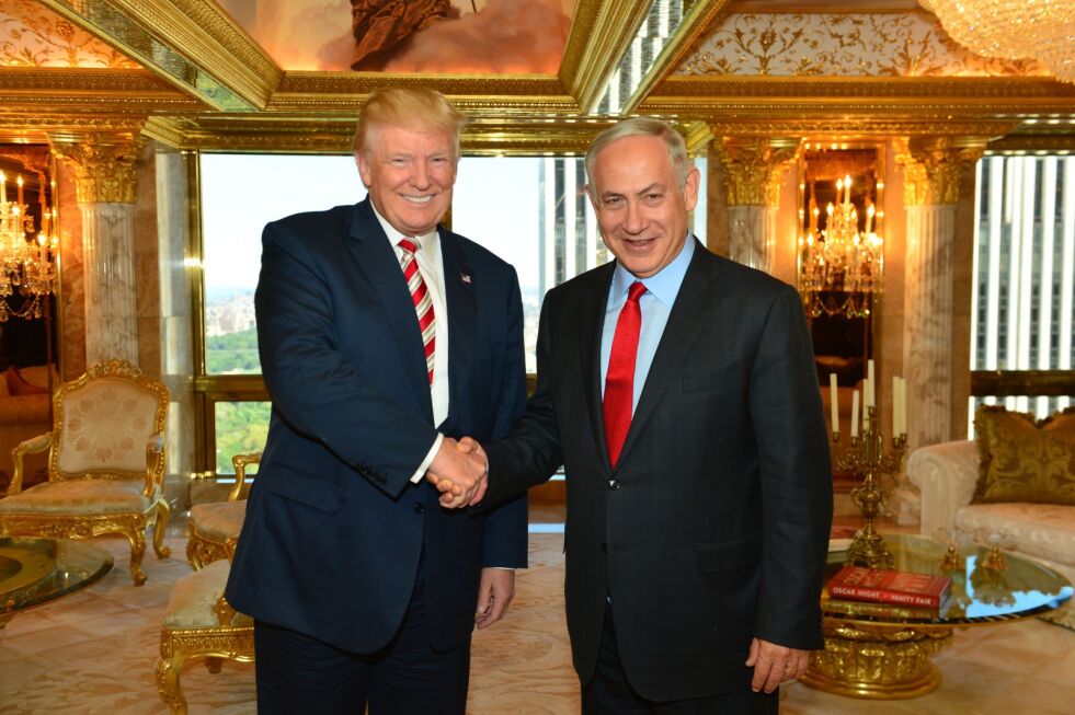 Donald Trump og Benjamin Netanyahu hadde sitt første personlige møte 25. september 2016 i New York.
 Foto: Den israelske statsministerens kontor