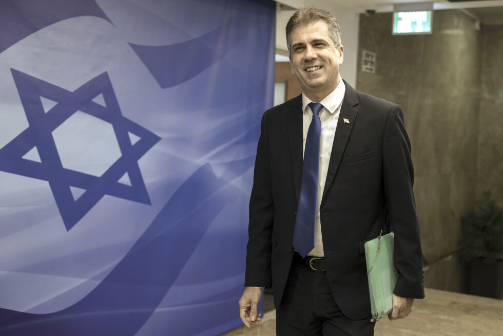 Israels utenriksminister sier at de ikke vil gjenåpne de to overgangene til Gaza etter at krigen mot terrororganisasjonen Hamas er over.
 Foto: Menahem Kahana/AP/NTB