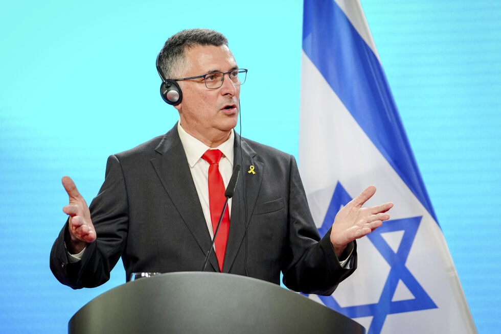 Israels utenriksminister Gideon Saar har vært på rundreise i Europa.
 Foto: NTB/Kay Nietfeld