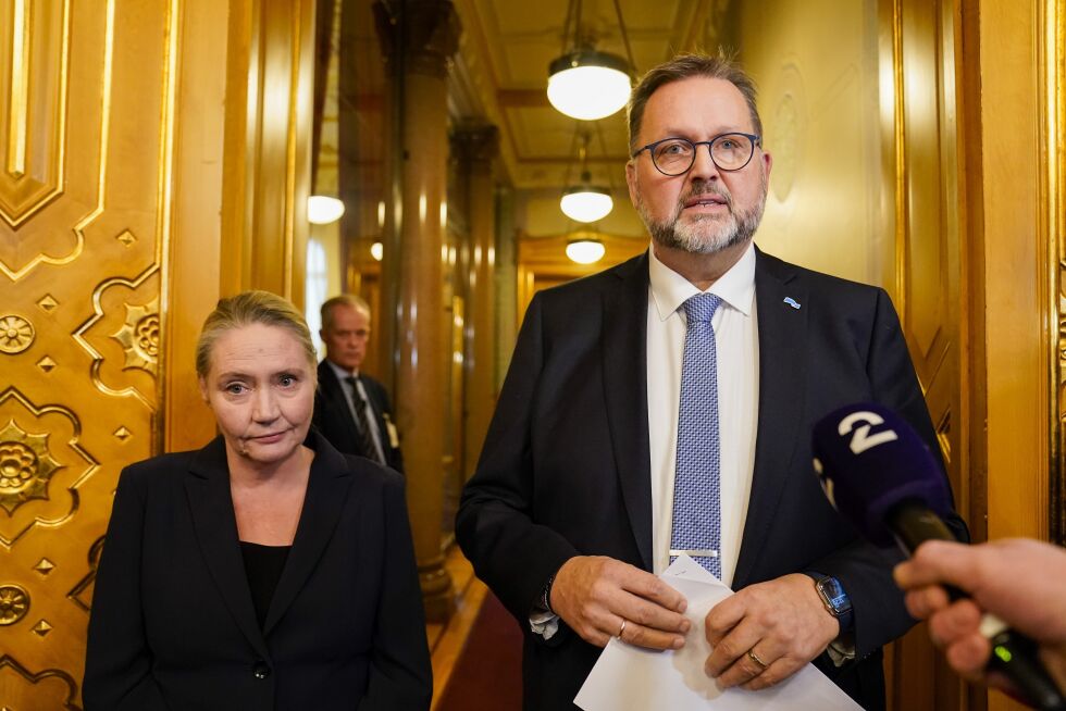 Høyres Svein Harberg overtar som stortingspresident etter at Eva Kristin Hansen (Ap) trakk seg.
 Foto: Torstein Bøe / NTB