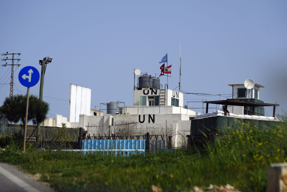 Forsvaret bekrefter at en norsk FN-observatør ble såret i et angrep i Sør-Libanon lørdag. Sikkerhetskilder sier det var et israelsk droneangrep, noe Israel avviser.
 Foto: AP / NTB