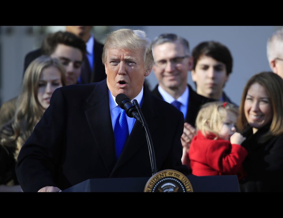 TAR EN REAGAN: President Trump gjør som Reagan og stanser statlig pengeflyt til abort-tilbydere. Arkivfoto: NTB Scanpix