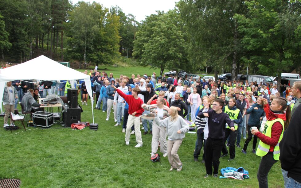 REKORDDELTAKELSE: 770 ungdommer var samlet til spennende aktiviteter og møter i regi av KRIK på Bibelskolen i Grimstad.
 Foto: Agnar Klungland