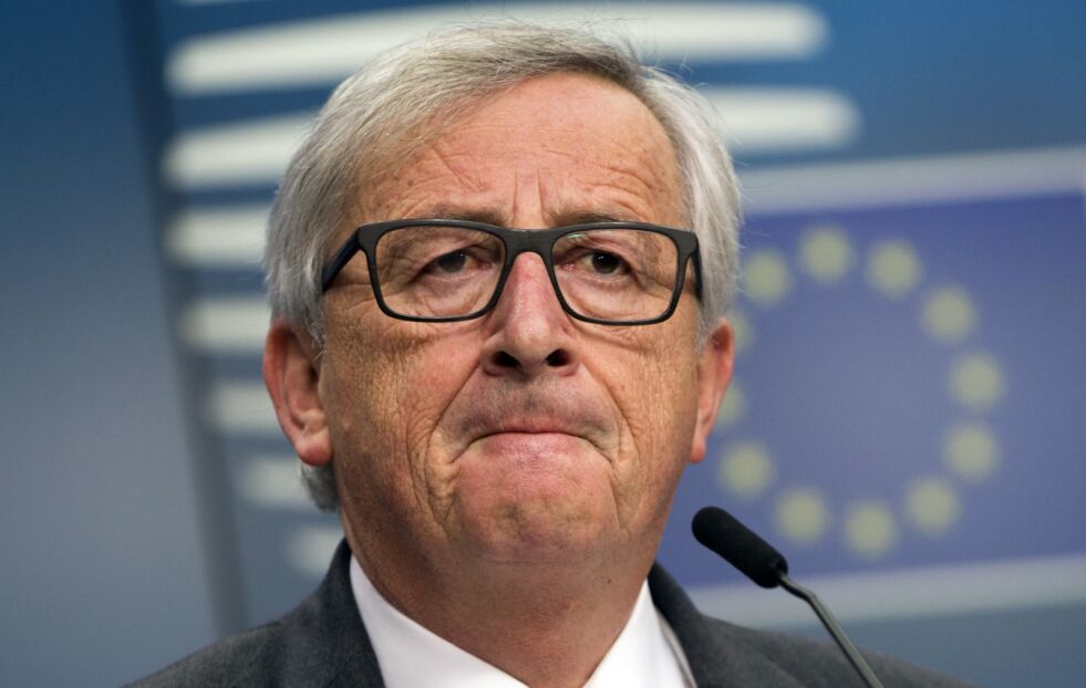 EU-kommisjonens president Jean-Claude Juncker risikerer å få betydelig mindre penger å rutte med etter brexit. Storbritannia har varslet at den formelle prosessen for utmelding av EU settes i gang på onsdag.
 Foto: Virginia Mayo / AP / NTB scanpix