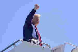 Andre gang med englevakt for Donald Trump!