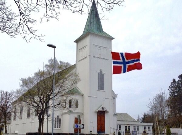 Med Guds hus, kirken, ble  grunnen lagt for frihet i Norge