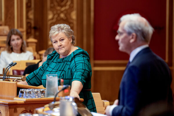 Jonas størst, men Erna øker mest
