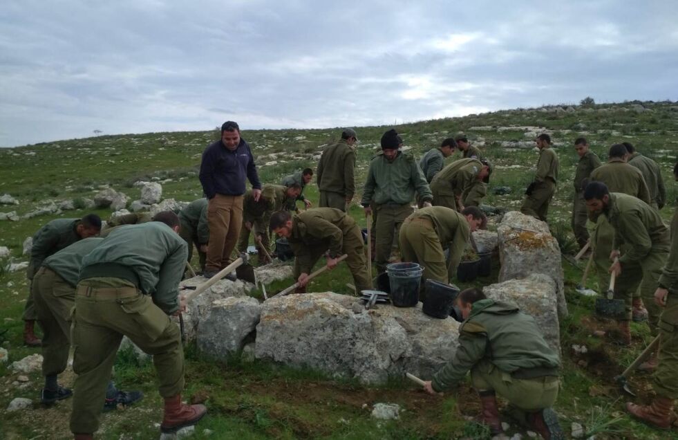 IDF-soldater har oppdaget et gammelt jødisk vakttårn.
 Foto: IAA