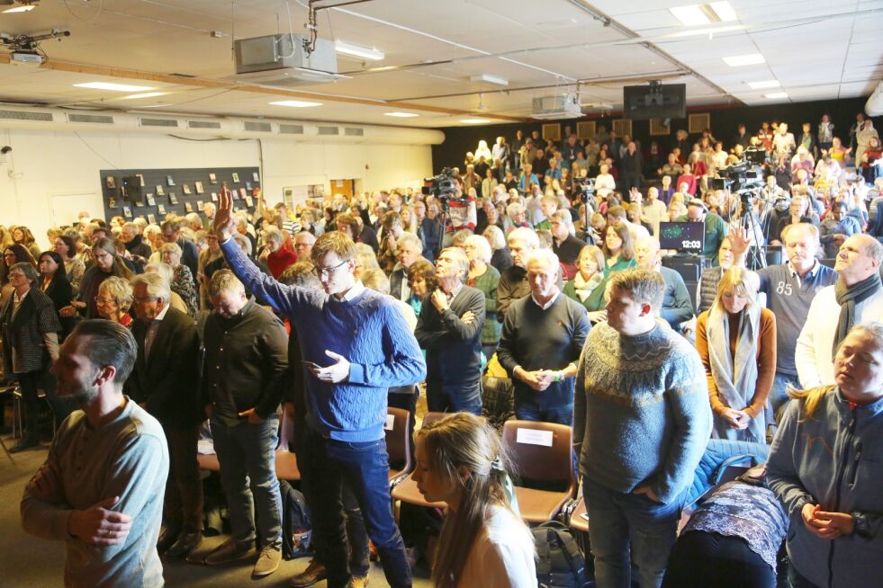 FULLT HUS: 500 forbedere deltok på bønnekonferansen på Grimerud i februar.
 Foto: Tor-Bjørn Nordgaard