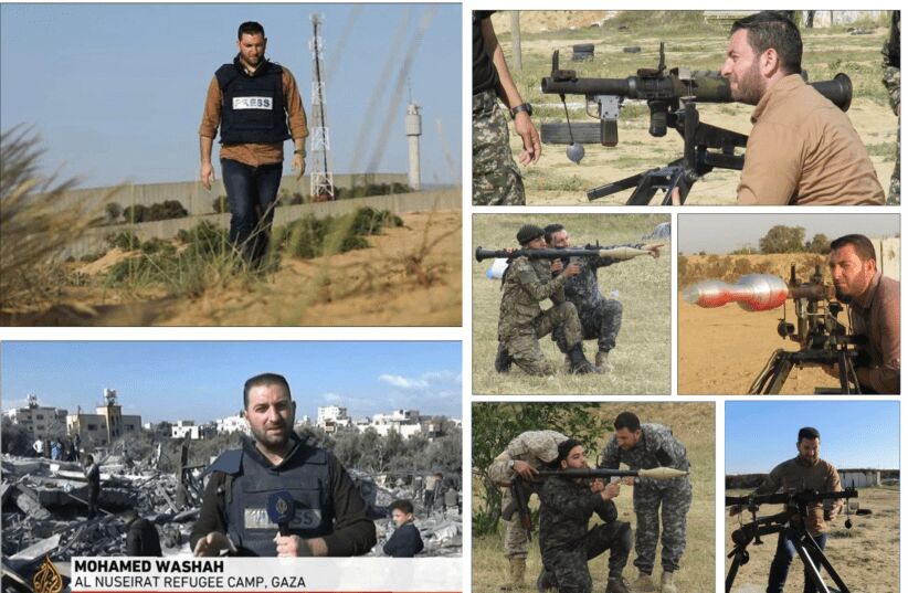 Al-Jazeera-journalisten og Hamas-terroristen Mohammed Wishah.
 Foto: IDF, i Jerusalem Post.