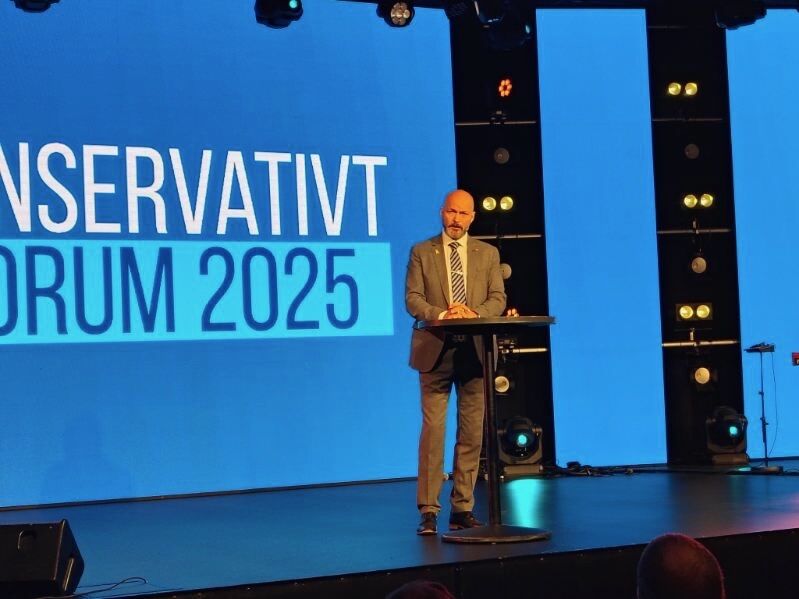 Erik Selle, partileder i Konservativt som får 2 prosent oppslutning på en ny partimåling.
 Foto: Solveig Apelthun