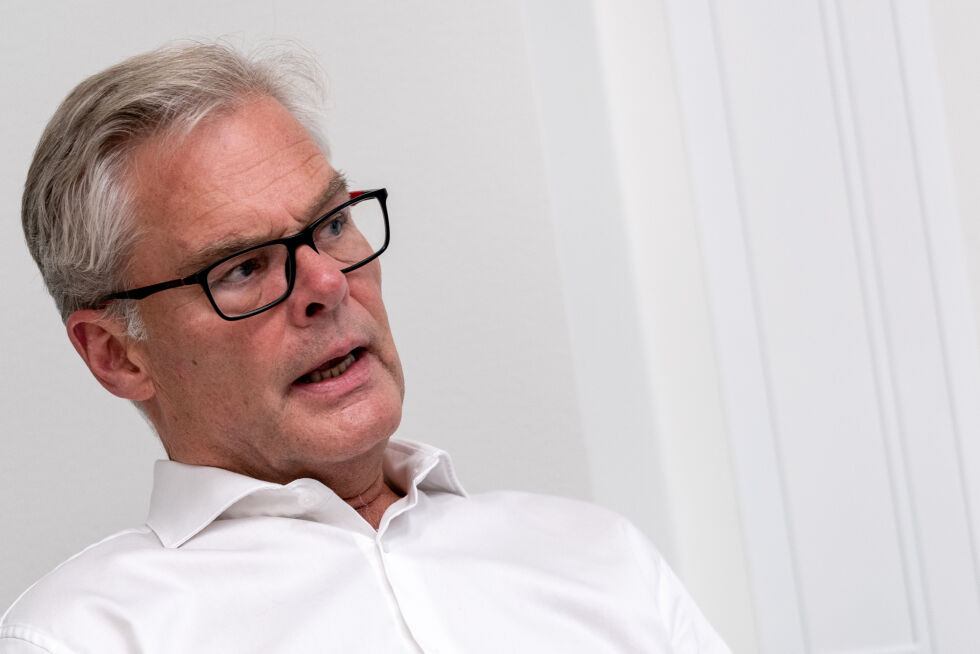 Hans Andreas Limi har ledet Frps programarbeid. Slankere offentlig sektor og skattelette er sentralt i forslaget.
 Foto: Thomas Fure / NTB