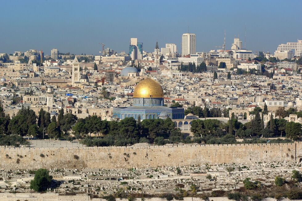 Utsikt over Jerusalems gamleby.
 Foto: Wikimedia Commons