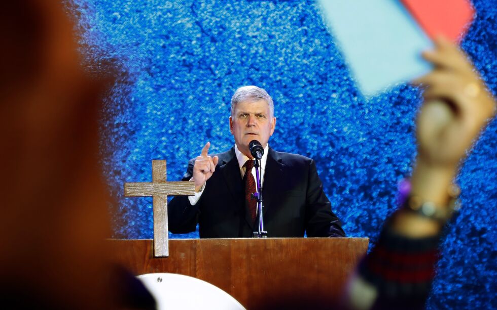 Franklin Graham er president for Billy Graham Evangelistic Association og leder av Samaritan's Purse.
 Foto: NTB/AP Photo/Hau Dinh